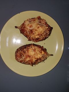 Una foto de Berenjenas rellenas