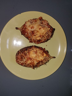 Una foto de Berenjenas rellenas