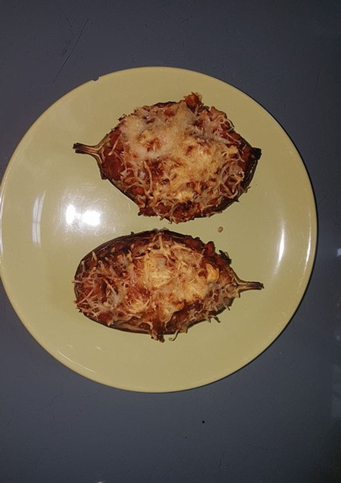 Una foto de Berenjenas rellenas