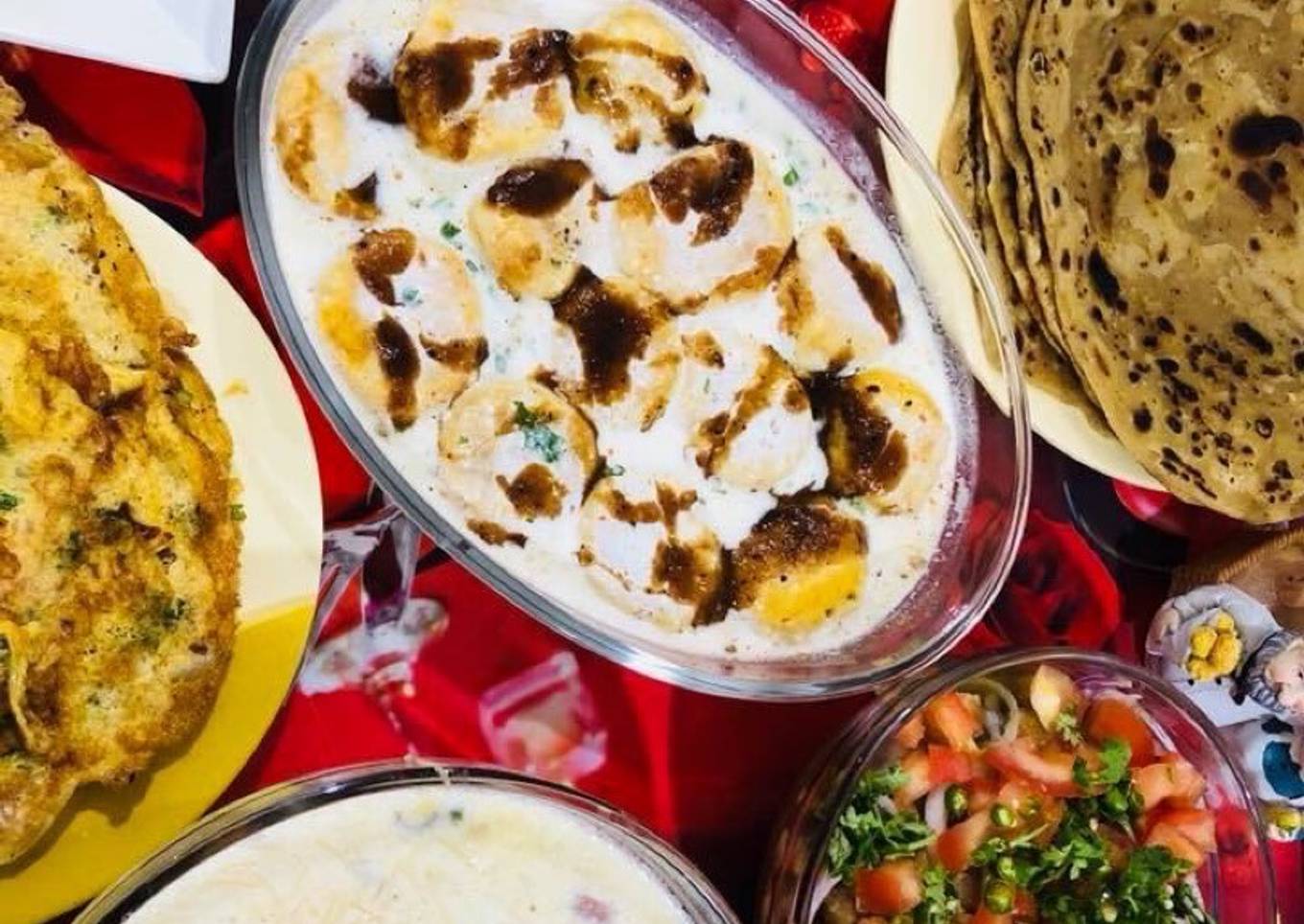 Healthy breakfast chana salan