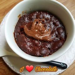 Eggless Nutella Mug Cake A picture of Eggless Nutella Mug Cake.