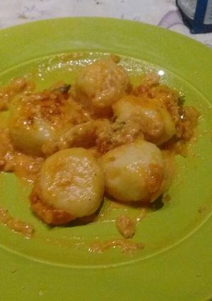 Una foto de Ñoquis rellenos