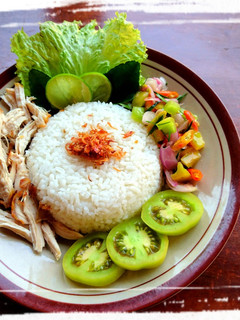 Foto resep Nasi Ayam Suwir dan Sambal Matah