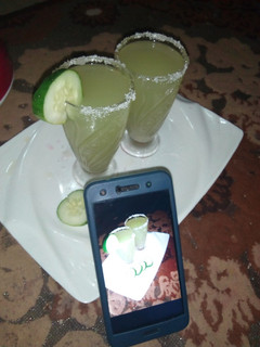 A picture of Cucumber and ginger drink.