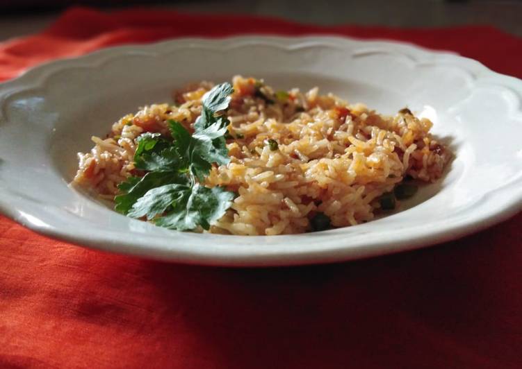 Chilli garlic masala rice