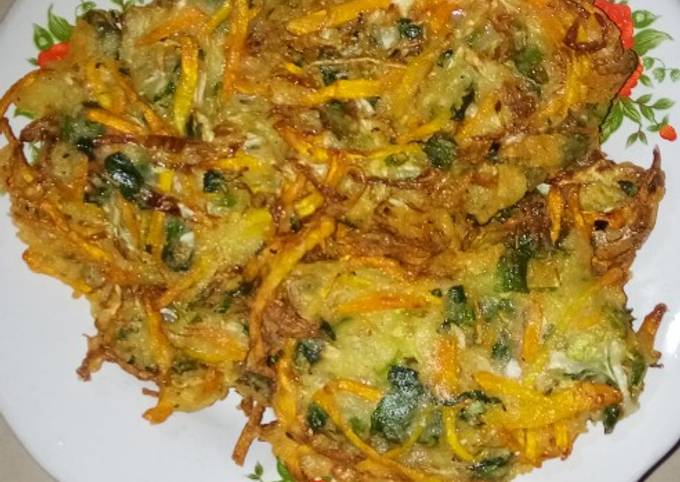 Cara Gampang Membuat Bakwan sayur enak, Sempurna