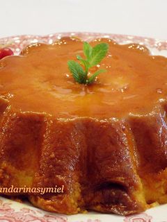 Una foto de Flan de queso y leche condensada