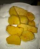 Shallow fried sweetpotato