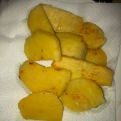 A picture of Shallow fried sweetpotato.
