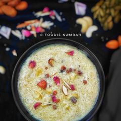 A picture of Shahi sheer khurma.