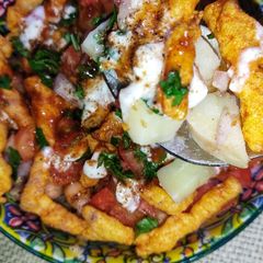 A picture of Chana Chaat With Kurkure Ka Toofani Chaska 😋.
