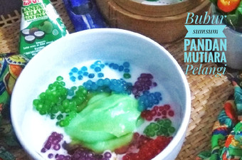 Cara Gampang Menyiapkan Bubur Sumsum Pandan Mutiara Pelangi Praktis