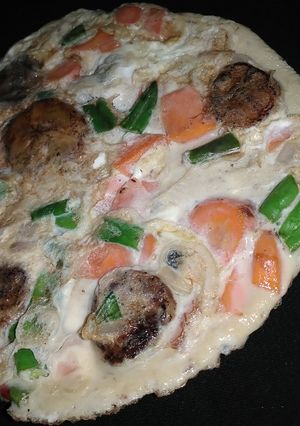 A picture of Plantain fritata.