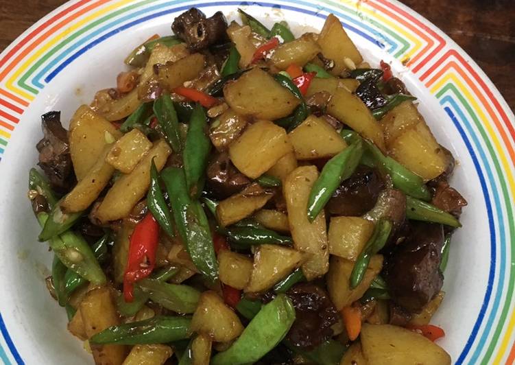 Langkah Menyiapkan Tumis kentang hati ampela, Sempurna