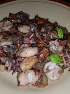 Foto resep Oseng cumi pete pedas