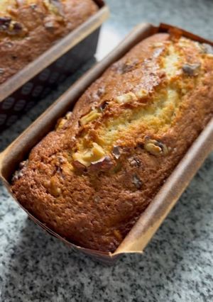 Una foto de Budín de Banana