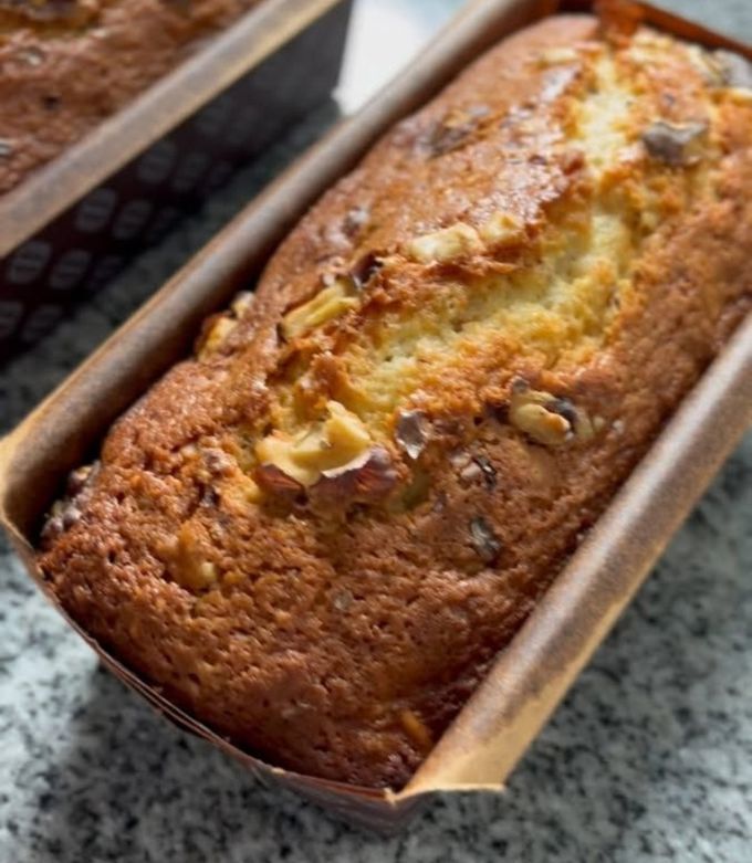 Una foto de Budín de Banana