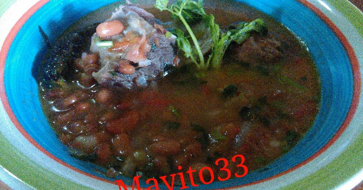 Frijol con hueso Receta de El Mayito 33- Cookpad