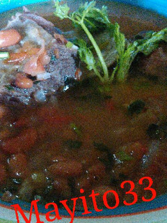 Una foto de Frijol con hueso