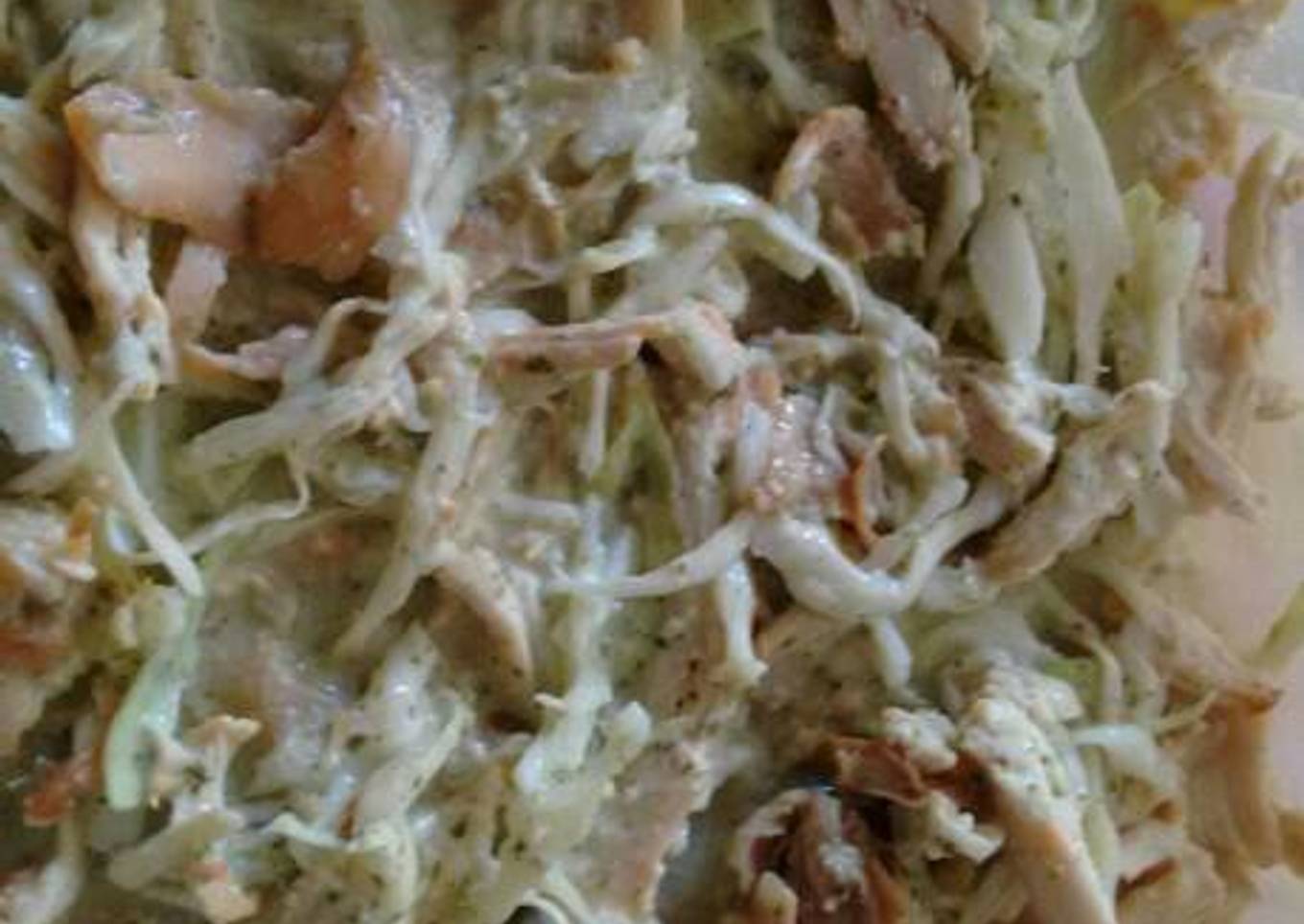 Ensalada de pechuga de pollo rostizado