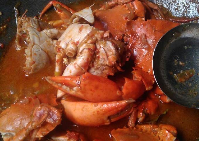 Kepiting pedas asam manis saus tiram