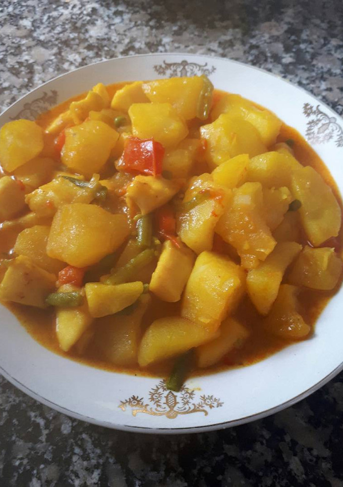 Una foto de Estofado de patatas con ternera