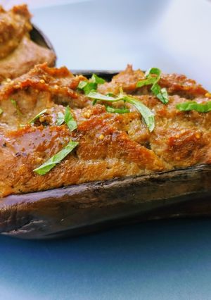 Une photo de Aubergines farcies à l'orientale