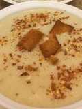 Creamy chicken and mushroom soup