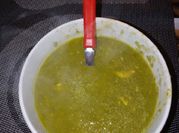 Una foto de puré de vainas