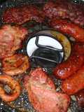 Achuras a la parrilla circular y algo más