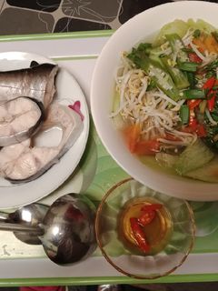 Hình của món Canh chua cá basa.