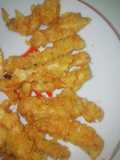 Tiras de pollo crujientes