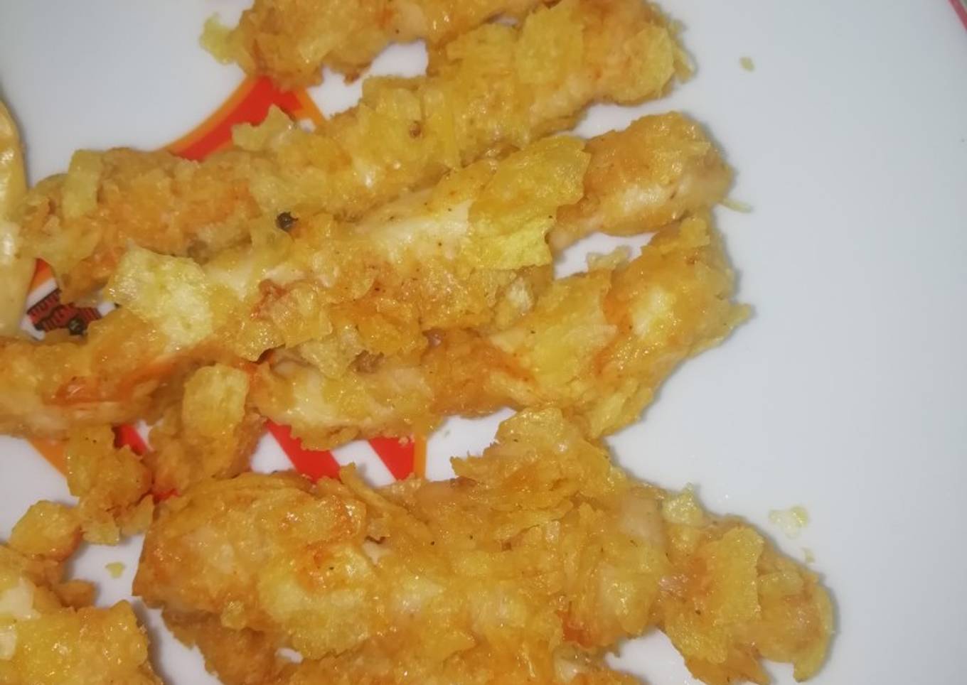 Tiras de pollo crujientes