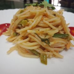 A picture of Chicken Spaghetti 🍝.