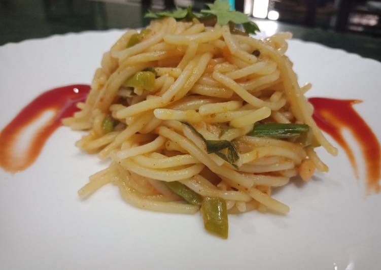 Recipe of Perfect Chicken Spaghetti 🍝
