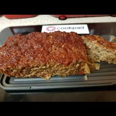 A picture of My take on a Meatloaf.💖.