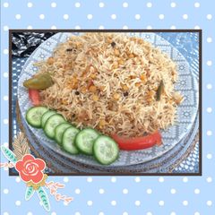 A picture of Chanay ki daal ka pulao(qabuli) Bengal gram Rice pilaf.