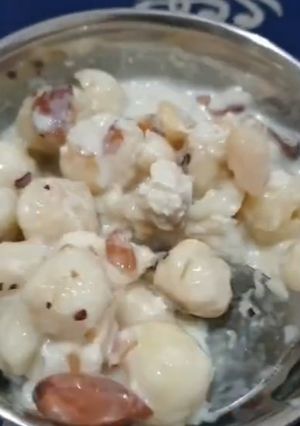 A picture of Makhana kheer.