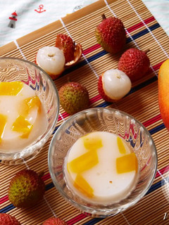 ♡宛の涼夏好”食“光 ✿ 荔枝芒果果凍 的食譜成品照片