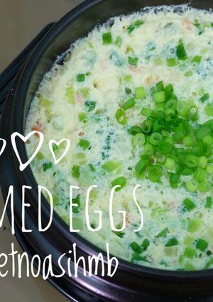 Foto resep Korean Steamed Eggs / Gyeran Jjim