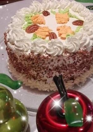 Una foto de Pastel de zanahoria