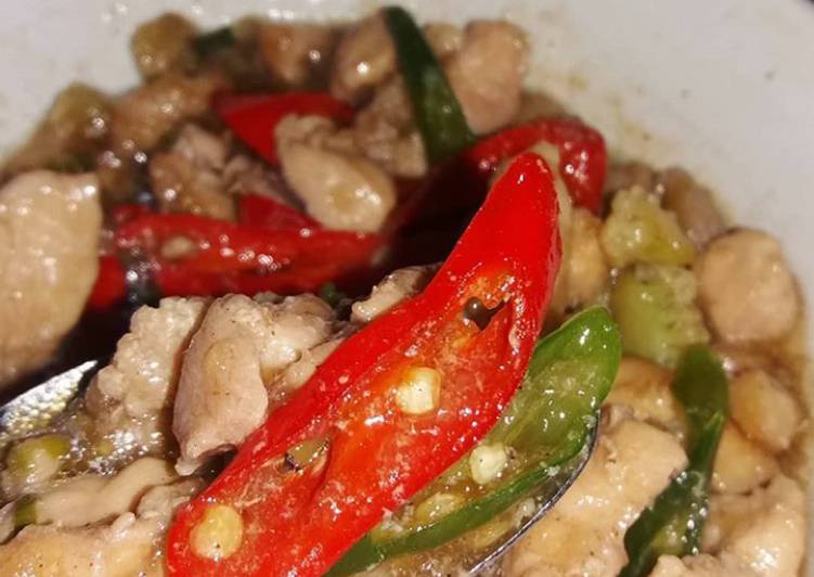 Langkah Mudah untuk Membuat Ayam lada putih, Enak Banget