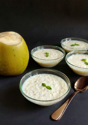 A picture of Tender Coconut Pudding.