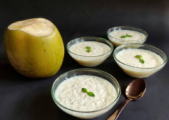Step-by-Step Guide to Prepare Super Quick Homemade Tender Coconut Pudding