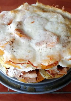 Rakott édesburgonya 🥔 recept fotója