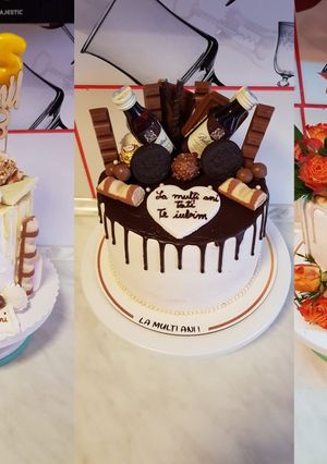 O poză a rețetei Tort trio cu mousse.