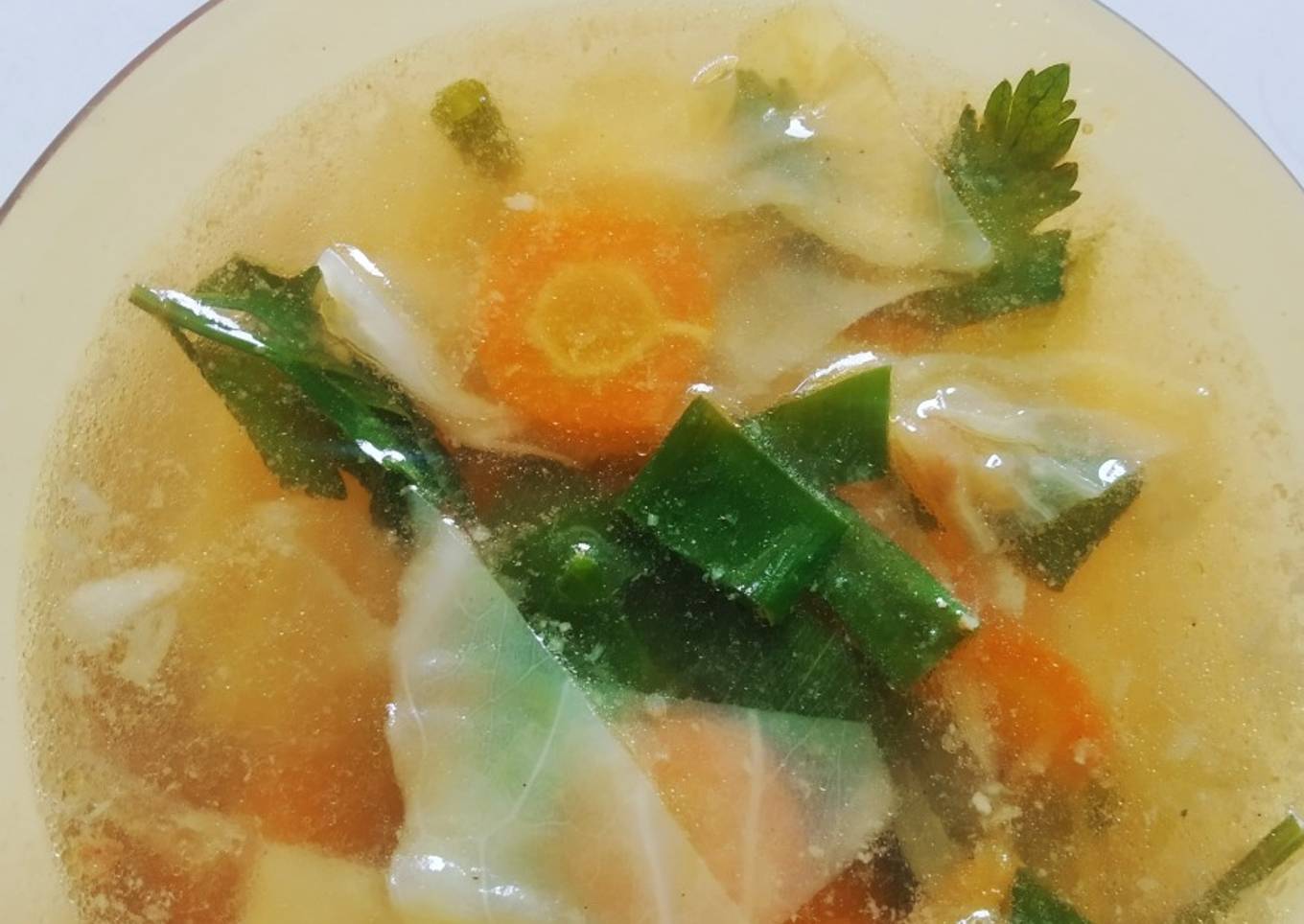 Sup sayur mudah
