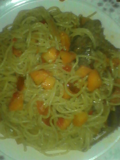 A picture of Carrot spaghetti jollof reciepe1.