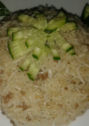 صورة لوصفة ارز باللحمه المفرومه