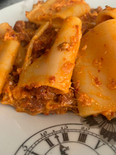 Una foto de Pasta con chorizo